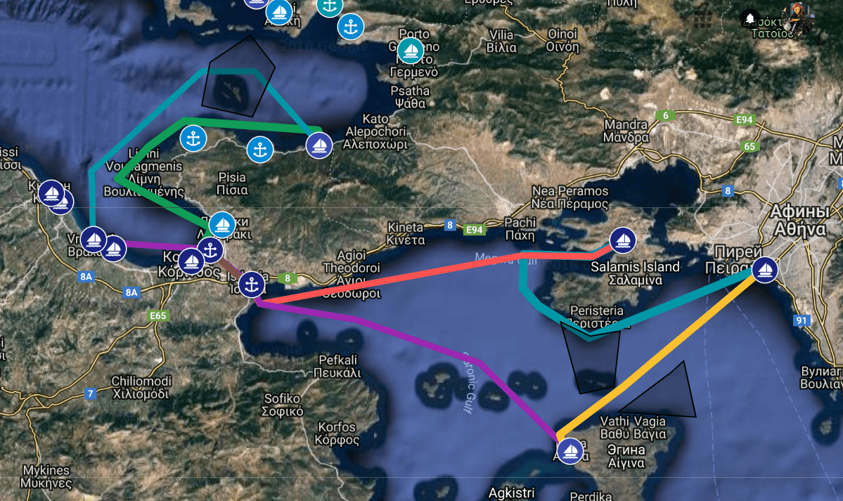 Яхтинг в Греции + Коринфский канал
